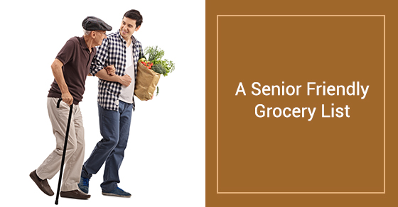 A Senior Friendly Grocery List